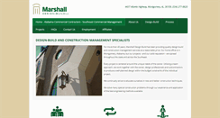 Desktop Screenshot of marshall-group.com